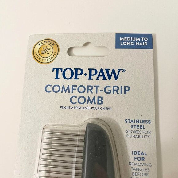 Top- Paw Comfort Grip Combs Ideal For Tangles Medium To Long Hair - Picture 3 of 10
